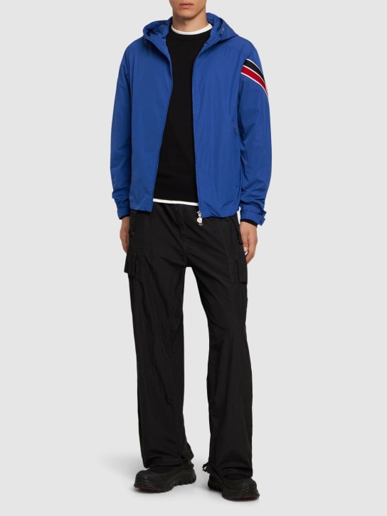 Moncler: Claut tech jacket - Electric Blue - men_1 | Luisa Via Roma