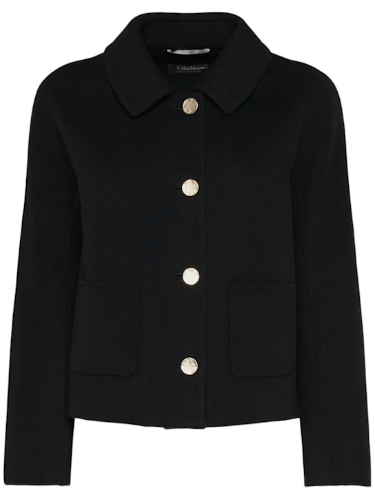 'S Max Mara: Sogno wool short jacket - women_0 | Luisa Via Roma