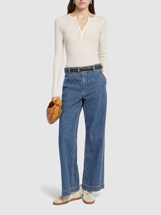 Buono flared mid-waist jeans - Thumbnail 2