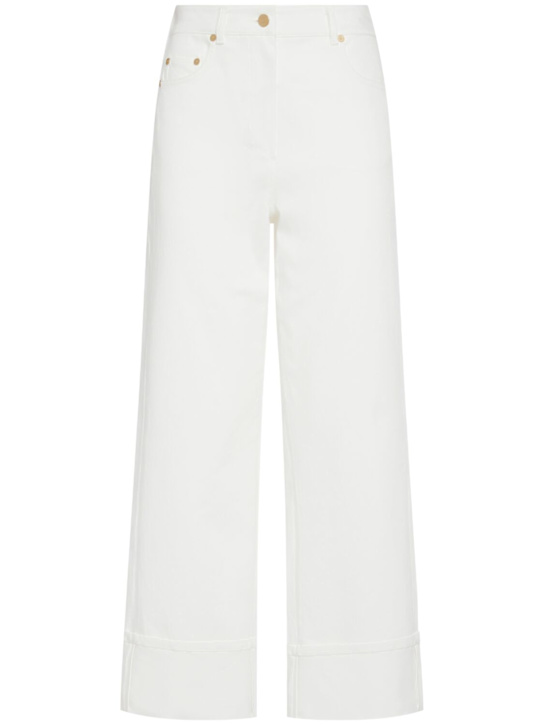 Cervia denim mid-waist cropped jeans - Thumbnail 1