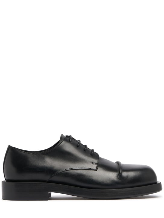 Ann Demeulemeester: 35mm Dex leather lace-up shoes - women_0 | Luisa Via Roma