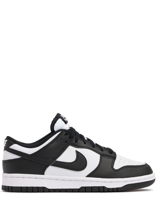 Nike: Dunk Low sneakers - White/Black - women_0 | Luisa Via Roma