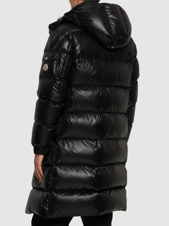 Moncler: Hanoverian long nylon down jacket - men_2 | Luisa Via Roma
