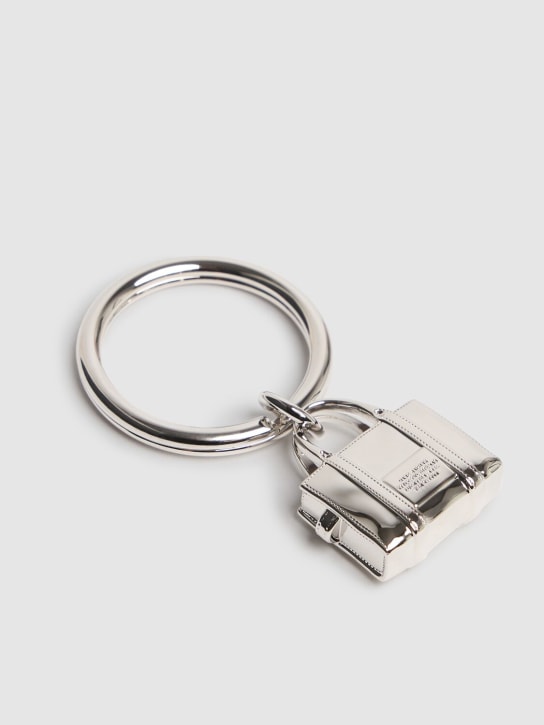 Marc Jacobs: The Tote Bag key ring - Silver - women_1 | Luisa Via Roma