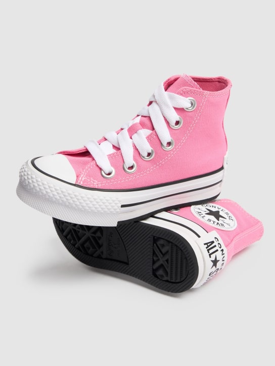 Converse: Sneakers Chuck Taylor in tela - Rosa - kids-girls_1 | Luisa Via Roma