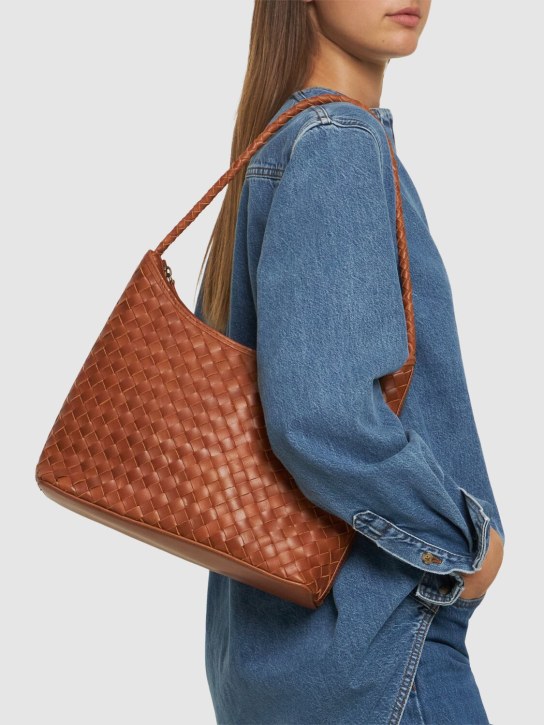 Bembien: Marni leather shoulder bag - Sienna - women_1 | Luisa Via Roma