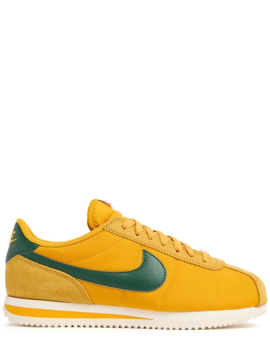 Nike: Cortez Textile sneakers - Yellow Ochre/Go - women_0 | Luisa Via Roma