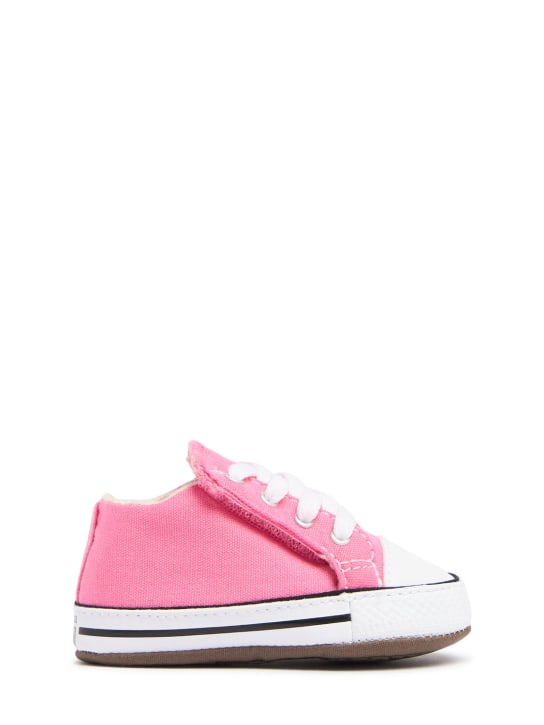 Converse: Chuck Taylor canvas pre-walker shoes - Pink - kids-girls_0 | Luisa Via Roma
