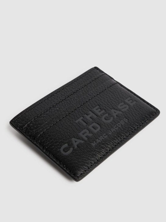 Marc Jacobs: Portefeuille en cuir The Card Case - Noir - women_1 | Luisa Via Roma