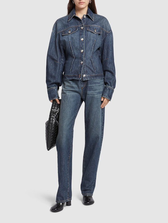 Tasso low waist denim straight jeans - Thumbnail 2