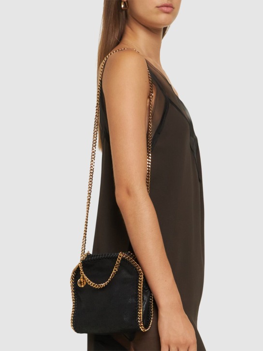 Stella McCartney: Tiny Falabella faux leather tote bag - 1000 - women_1 | Luisa Via Roma