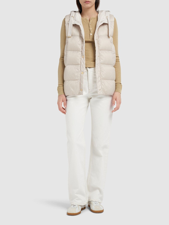 Max Mara: Jsoft padded down vest - women_1 | Luisa Via Roma