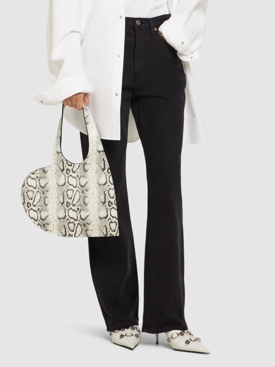 Coperni: Mini Heart エンボスレザーショルダーバッグ - women_1 | Luisa Via Roma