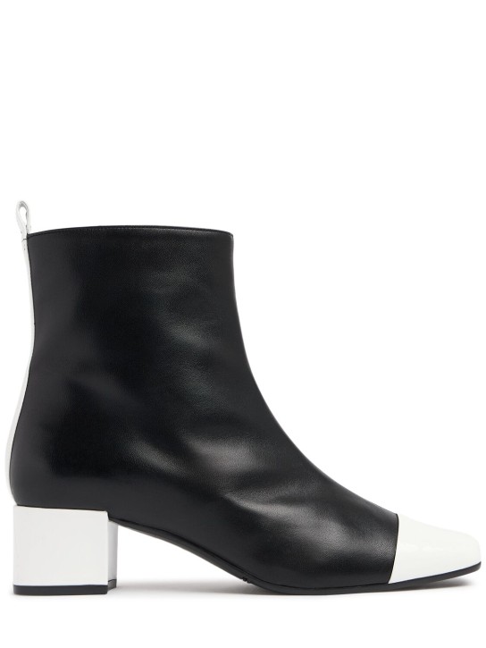 Carel: 40mm Estime Bis leather ankle boots - women_0 | Luisa Via Roma