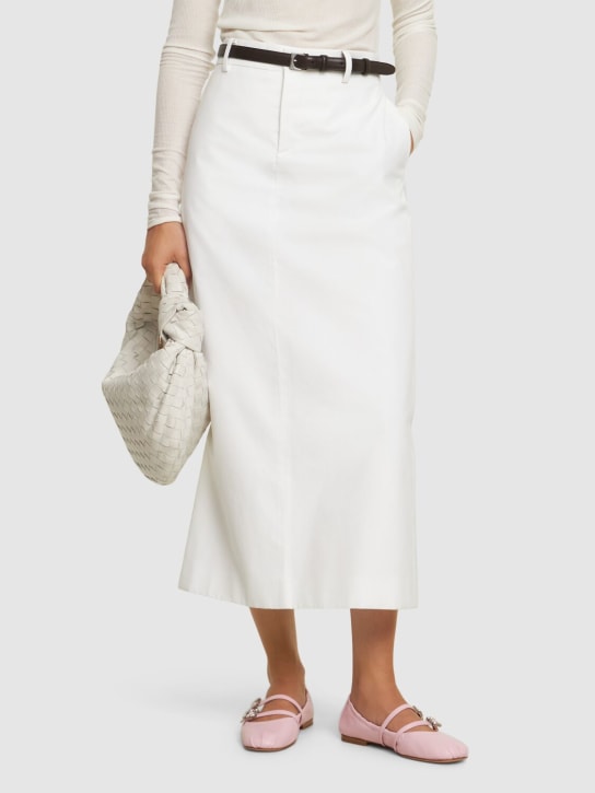 Roger Vivier: 5mm Mini Strap leather ballerina flats - women_1 | Luisa Via Roma