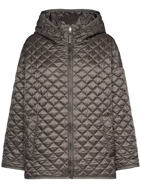 Max Mara: Leo quilted puffer jacket - women_0 | Luisa Via Roma
