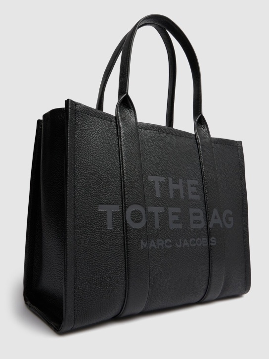 Marc Jacobs: Ledertasche „The Large Tote“ - Schwarz - women_1 | Luisa Via Roma