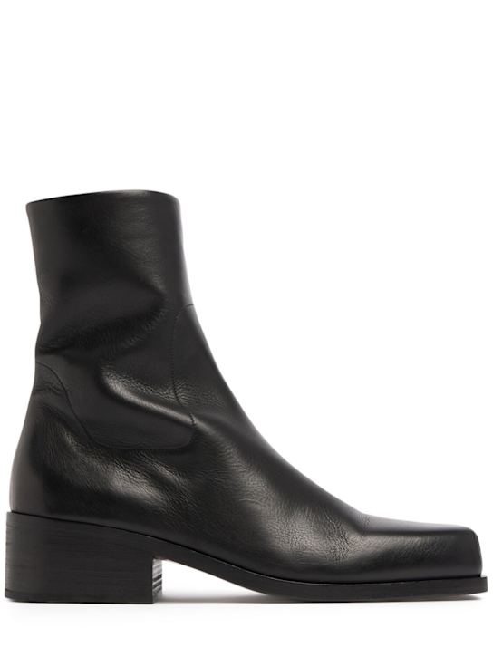 Marsell: Cassello leather boots - men_0 | Luisa Via Roma