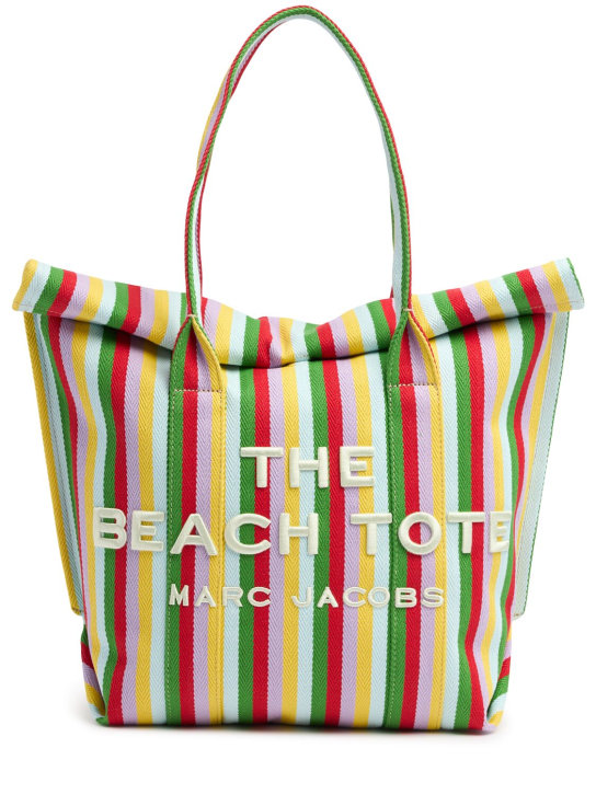 Marc Jacobs: The Beach Tote canvas tote bag - Wisteria/Multi - women_0 | Luisa Via Roma