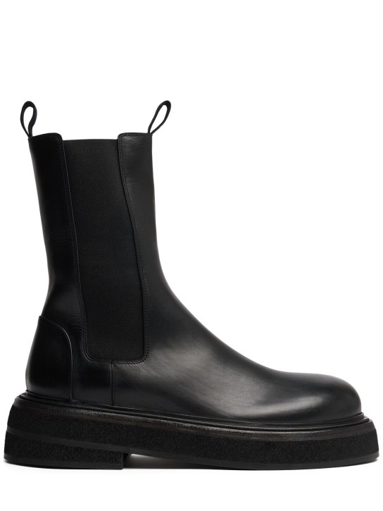 Marsell: Zuccone leather boots - men_0 | Luisa Via Roma