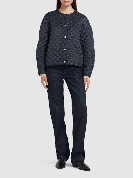 Max Mara: Luci quilted puffer jacket - women_1 | Luisa Via Roma