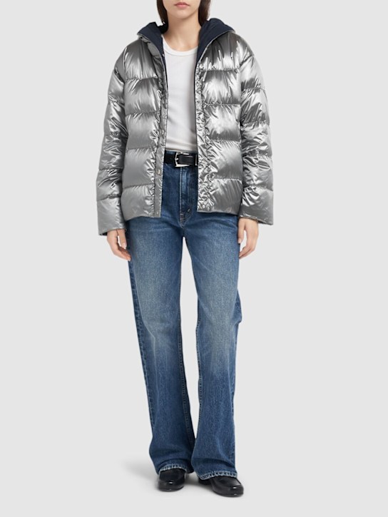 Max Mara: Nico waterproof twill down jacket - women_1 | Luisa Via Roma