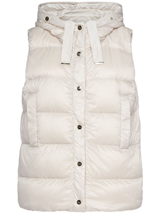Max Mara: Jsoft padded down vest - women_0 | Luisa Via Roma