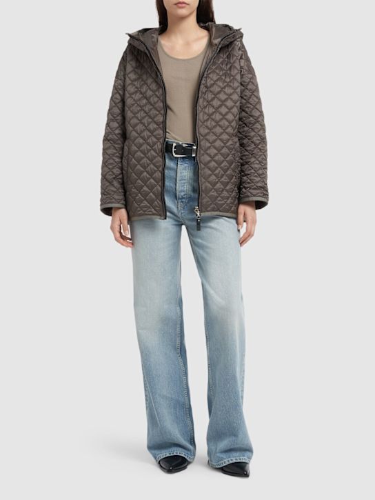 Max Mara: Leo quilted puffer jacket - women_1 | Luisa Via Roma