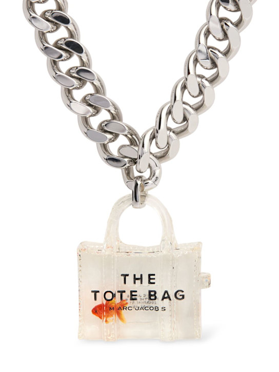 Marc Jacobs: Goldfish tote bag necklace - women_0 | Luisa Via Roma