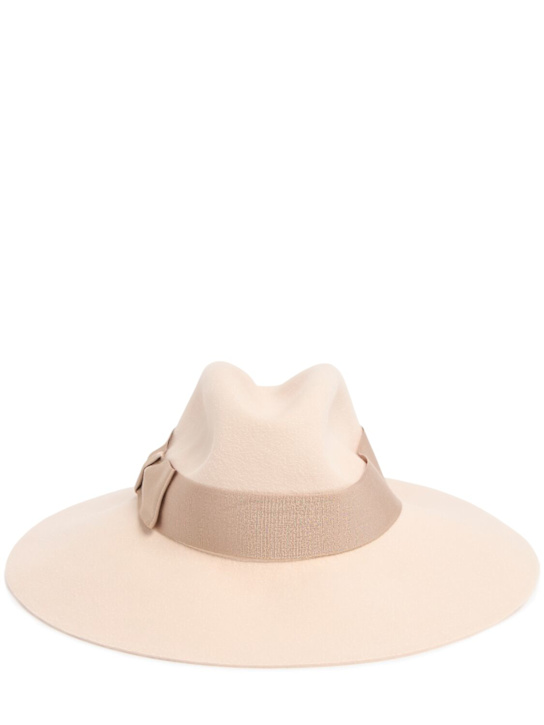 Borsalino: Sophie velvet brimmed hat - women_0 | Luisa Via Roma