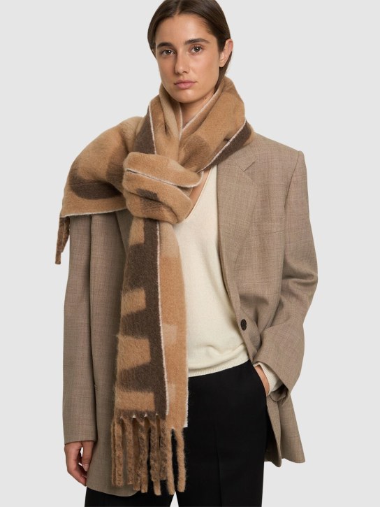 Weekend Max Mara: Esedra logo alpaca blend scarf - women_1 | Luisa Via Roma