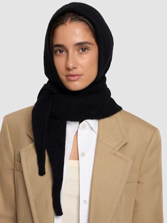GANNI: Wool blend balaclava - women_1 | Luisa Via Roma