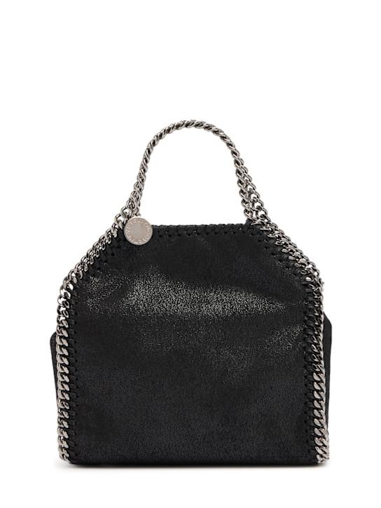 Stella McCartney: Tiny Falabella faux leather bag - Black - women_0 | Luisa Via Roma