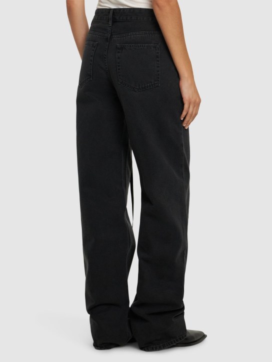 Ann Demeulemeester: Jeans vita asimmetrica Meya in denim - women_2 | Luisa Via Roma