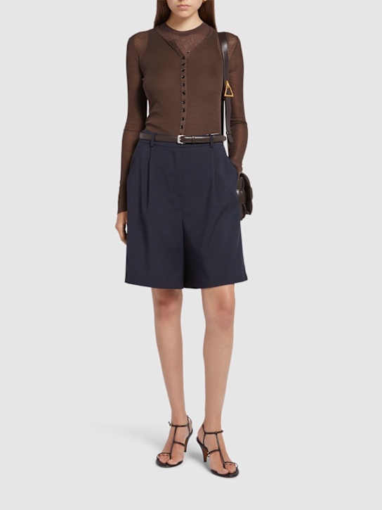 Weekend Max Mara: Belbo wool shorts - women_1 | Luisa Via Roma