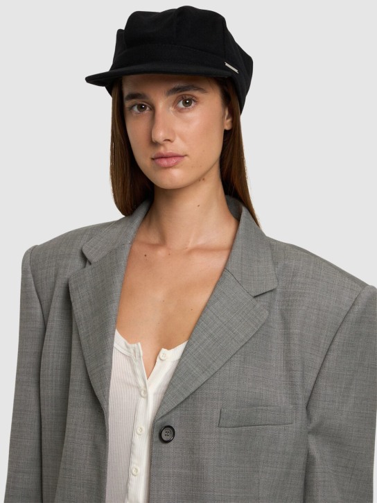 Dsquared2: Hat-titude wool blend cap - women_1 | Luisa Via Roma