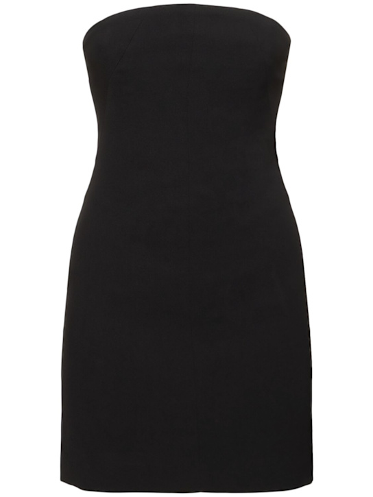Stell strapless crepe mini dress