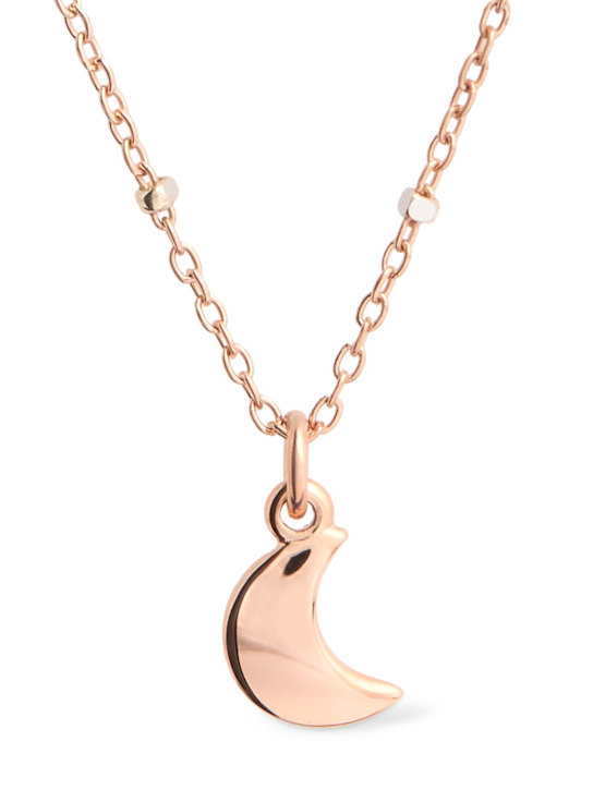 DoDo: 9kt Rose gold Mini Moon collar necklace - Rose Gold - women_0 | Luisa Via Roma