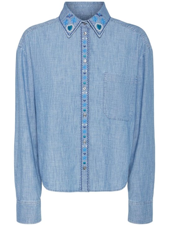 Musette chambray cotton shirt