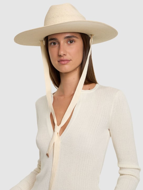 Janessa Leone: Palmer structured straw hat - women_1 | Luisa Via Roma