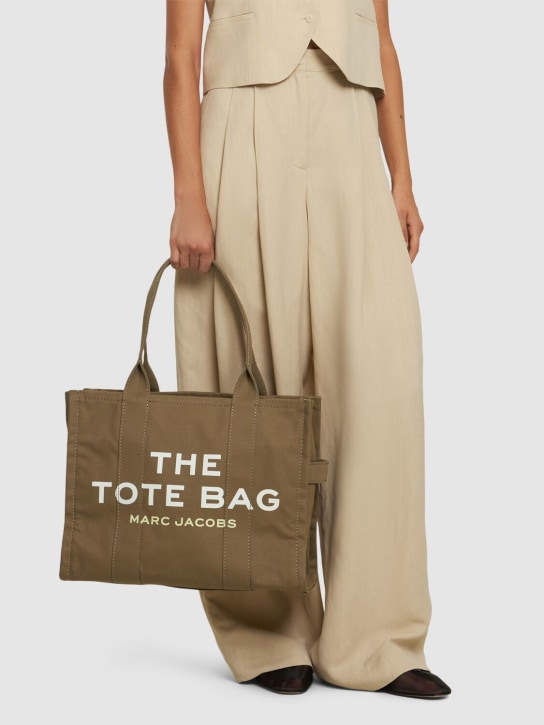 Marc Jacobs: The Large Tote cotton bag - women_2 | Luisa Via Roma
