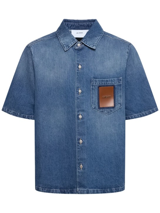 Axel Arigato: Ronan denim shirt - Blue - men_0 | Luisa Via Roma