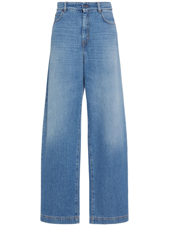 Weekend Max Mara: Brava high rise wide jeans - women_0 | Luisa Via Roma