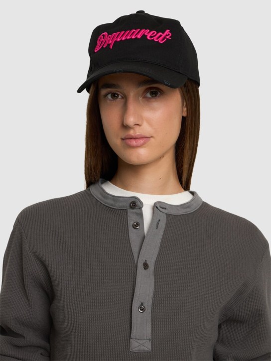 Dsquared2: Dsquared2 Logo baseball cap - women_1 | Luisa Via Roma