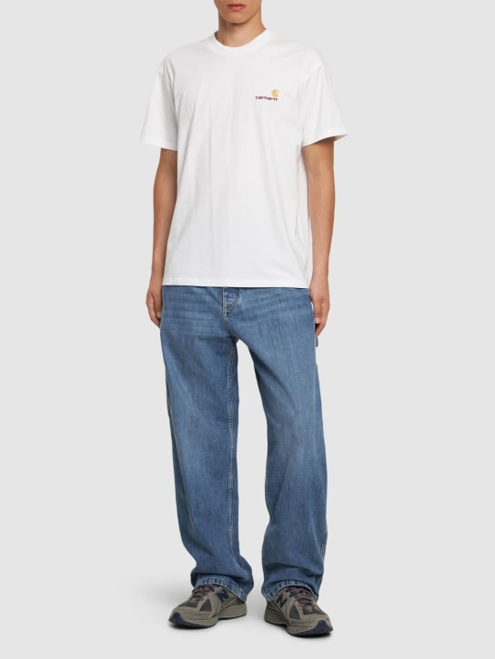 Carhartt WIP: Camiseta Script - Blanco - men_1 | Luisa Via Roma