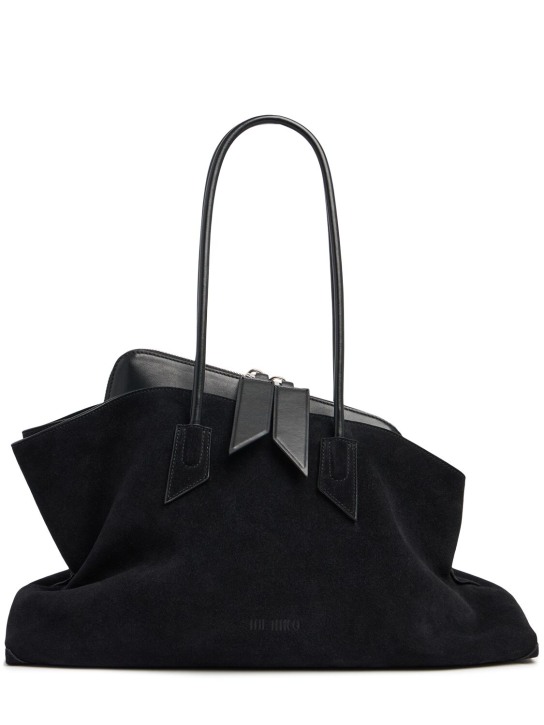 The Attico: La Passeggiata suede tote bag - women_0 | Luisa Via Roma