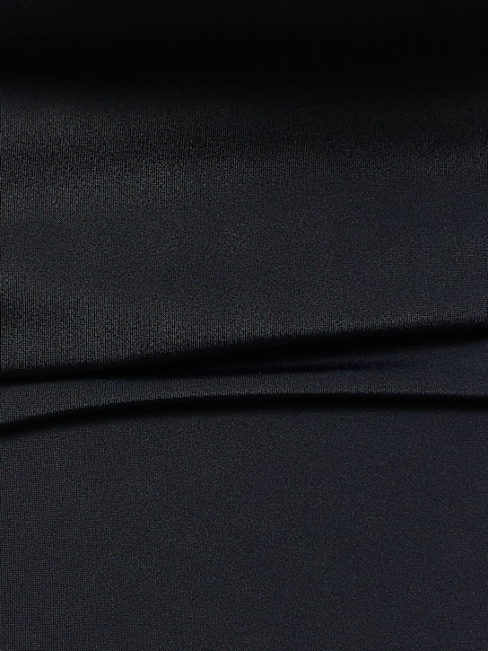 Magda Butrym: Draped Lycra one piece swimsuit - Black - women_3 | Luisa Via Roma