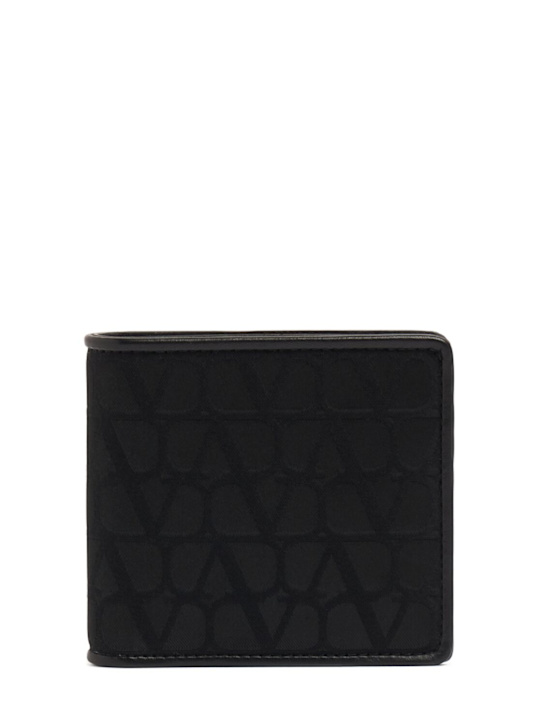 Valentino Garavani: Toile Iconographe billfold wallet - men_0 | Luisa Via Roma