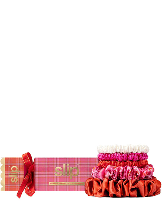 Slip: Lot de 5 chouchous Assorted Cracker - Écarlate - beauty-women_1 | Luisa Via Roma