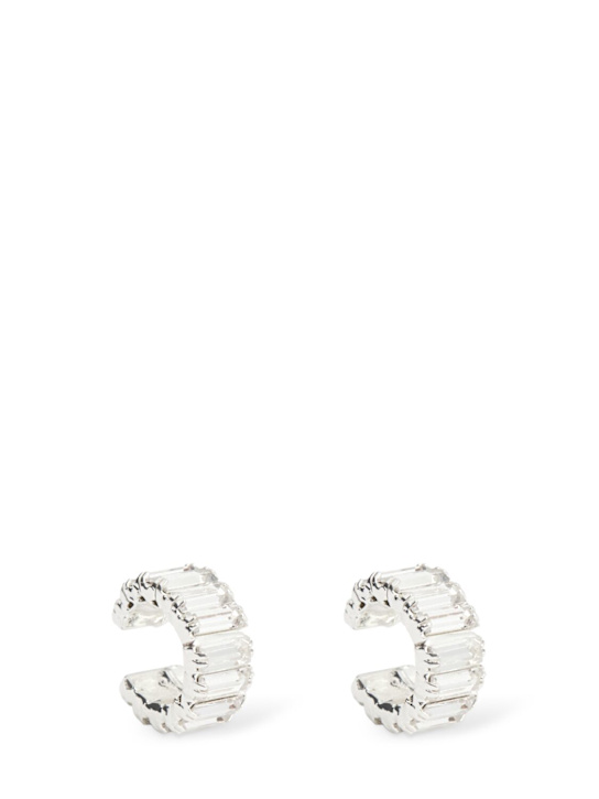 Magda Butrym: Crystal double ear cuffs - women_0 | Luisa Via Roma